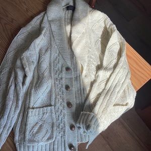 Chunky Vintage Cable Knit cardigan